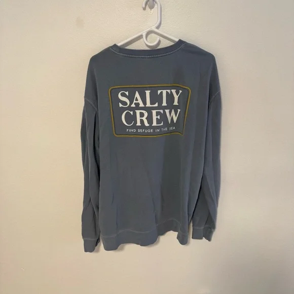 Salty Crew Gray Vintage-Feel Sweatshirt - Picture 2 of 7